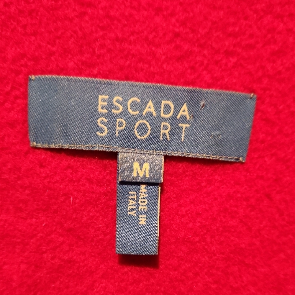 ❤️ ESCADA SPORT VIRGIN WOOL CASHGORA ANGORA FLEECE JACKET, MEDIUM - Picture 12 of 13